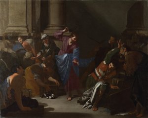 Chrystus wypędzający kupców ze świątyni, ok. godz. 1645