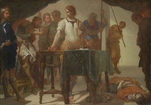 Mucius Scaevola konfrontuje się z królem Porsenną