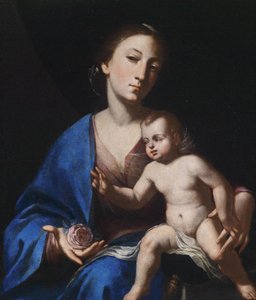 Dziewica z Dzieciątkiem autorstwa Bernardo Cavallino