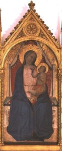 Madonna z Dzieciątkiem (tempera na panelu) autorstwa Bernardo Daddi