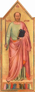 Św. Paweł i grupa wiernych, 1333. autorstwa Bernardo Daddi