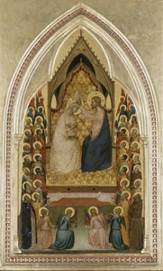 Koronacja Matki Boskiej z Aniołami i Świętymi, ok. 1340-5 (tempera na drewnie topoli)