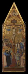 Ukrzyżowanie (panel środkowy) (recto) autorstwa Bernardo Daddi