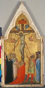 Ukrzyżowanie, ok. 1340 (tempera na drewnie topoli) autorstwa Bernardo Daddi