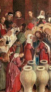 Ołtarz Przemienienia Pańskiego, fragment ślubu Kana