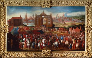 Festyn Triumfalny (olej na płótnie) autorstwa Bernardo Polo