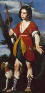 Akteon (olej na płótnie) autorstwa Bernardo Strozzi