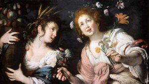 Alegoria wiosny i lata autorstwa Bernardo Strozzi