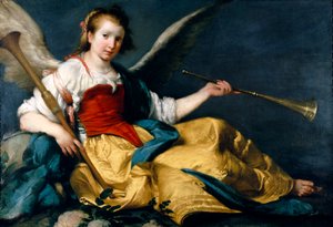 Alegoria sławy autorstwa Bernardo Strozzi