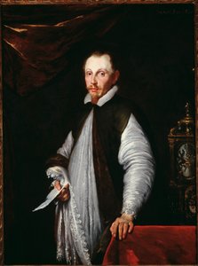 Portret kardynała Ottaviano Raggi (olej na płótnie) autorstwa Bernardo Strozzi