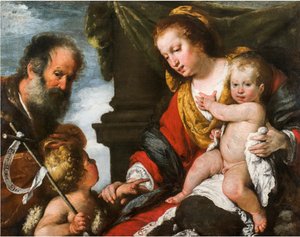 Święta Rodzina. autorstwa Bernardo Strozzi