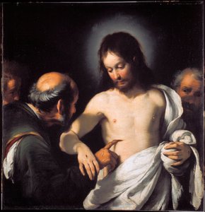 Tomasz Obraz Bernardo Strozziego (1581-1644) Wymiary 101 x 97,5 cm Genes, Musei di Strada Nuova (dawniej Palazzo Bianco) autorstwa Bernardo Strozzi