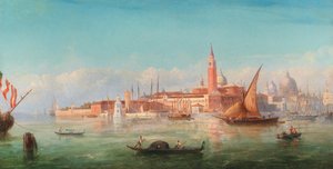 Widok na Wenecję autorstwa Bernhard Fiedler