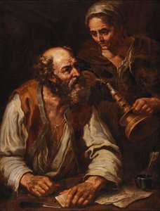 Pieczętowanie listu (Alegoria ognia) autorstwa Bernhard Keil