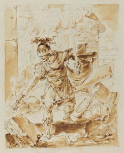 Aleksander podpala Persepolis