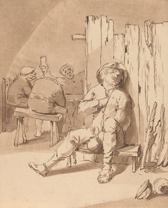 Pijany chłop w karczmie, 1775.