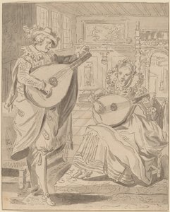 Musical Company, 1772, wydana 1774. autorstwa Bernhard Schreuder