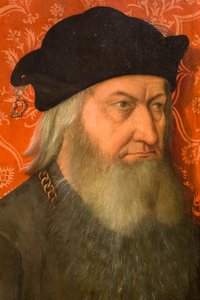Portret starszego brodatego mężczyzny autorstwa Bernhard Strigel