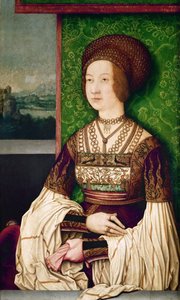 Portret Bianki Marii Sforzy 1472-1510, drugiej żony Maksymiliana I, cesarza rzymskiego, ok.