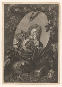 Portret van Christoph Ludwig Agricola autorstwa Bernhard Vogel