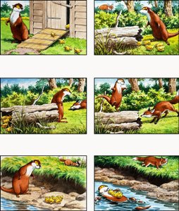 Fliptail the Otter autorstwa Bert Felstead