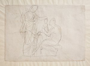 Prometeusz i Minerwa, autorstwa Bertel Thorvaldsen