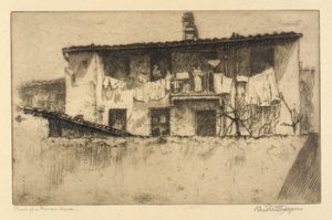 Tył rzymskiego domu autorstwa Bertha E. Jaques