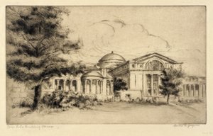 Fine Arts Building, Chicago (fasada, zachód) autorstwa Bertha E. Jaques
