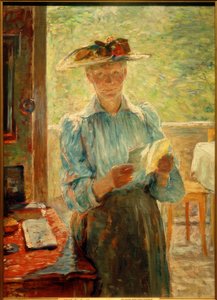 Portret szwedzkiej pianistki Hanny Lucii Bauck