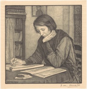 Portret Sanne Bruiniera autorstwa Bertha van Hasselt (signed by artist)