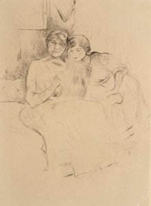 Lekcja rysunku autorstwa Berthe Morisot