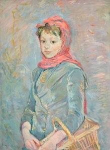 Francuski: Fillette portant un panier autorstwa Berthe Morisot