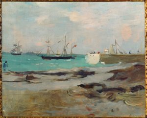 Hafeneinfahrt w Boulogne autorstwa Berthe Morisot