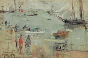 Hafenszene, Wyspa Wight autorstwa Berthe Morisot
