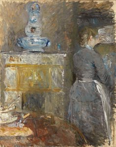 W jadalni; W jadalni, 1880 autorstwa Berthe Morisot
