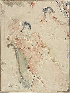 Jeanne Pontillon autorstwa Berthe Morisot
