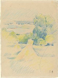 Krajobraz autorstwa Berthe Morisot