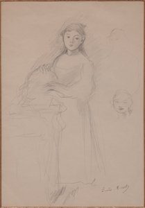 Marta Givaudan autorstwa Berthe Morisot