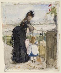Na balkonie autorstwa Berthe Morisot