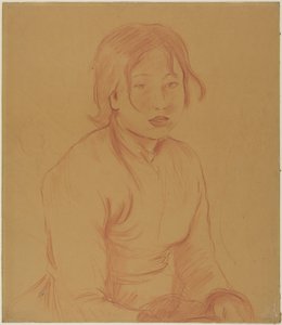Dziewczyna z wsi autorstwa Berthe Morisot