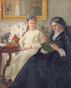 Portret matki i siostry artysty autorstwa Berthe Morisot