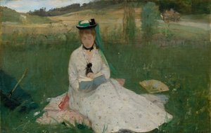 Czytanie, 1873. autorstwa Berthe Morisot