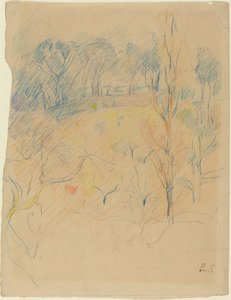Wiosenny krajobraz, ok. 18901891. autorstwa Berthe Morisot