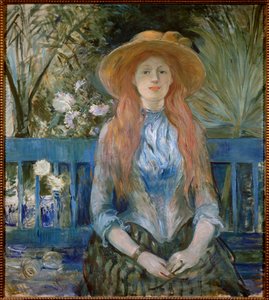 Młoda dziewczyna w parku Obraz Berthe Morisot