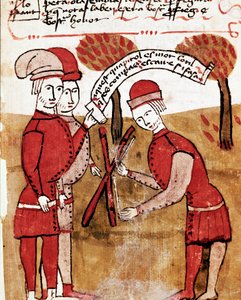 Pomiar ziemi. Miniatura zaczerpnięta z ankiety i wędrówki granicznej