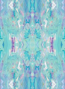 Aqua, 2014 (media mieszane, druk cyfrowy)