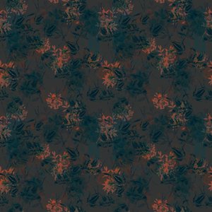 Burnt Umber Floral, 2015 (ilustracyjny powtarzający się wzór)