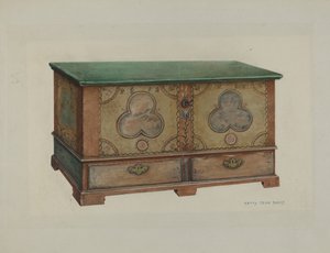 Pa. niemiecka skrzynia autorstwa Betty Jean Davis