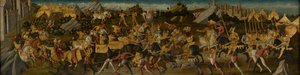 Scipio Africanus Defeating Hannibal, c.1470 (tempera na tkaninie zamontowanej na panelu) (patrz także 488155)