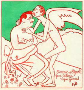 Edouard Herriot i Leon Blum w „Le Charivari” autorstwa Bib (1856 1946)